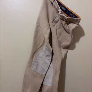 Girls(Kids) Beige Equestrian Riding Pants